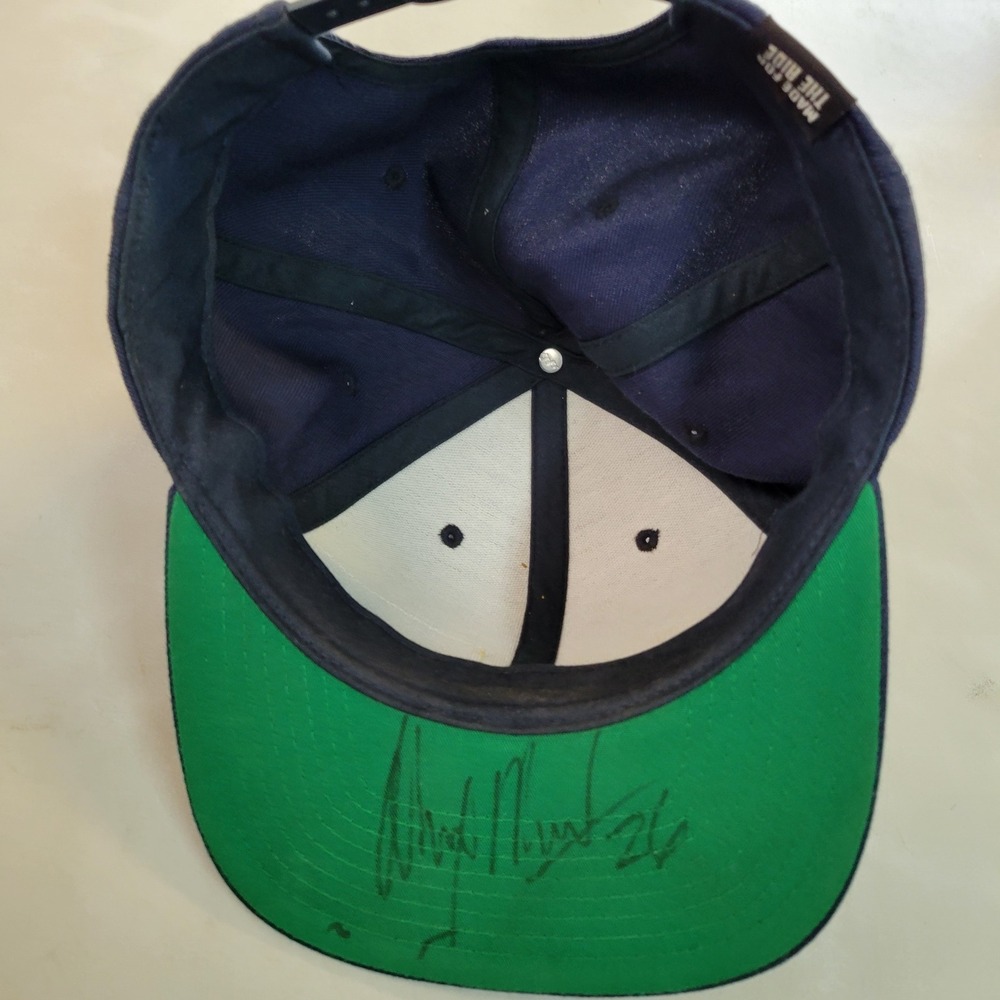 Suzuki Authentic Yupoong Snapback Hat‎ Autographed Flat Bill Cap